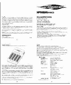 Lenmar Enterprises Battery Charger PRO68Q-page_pdf